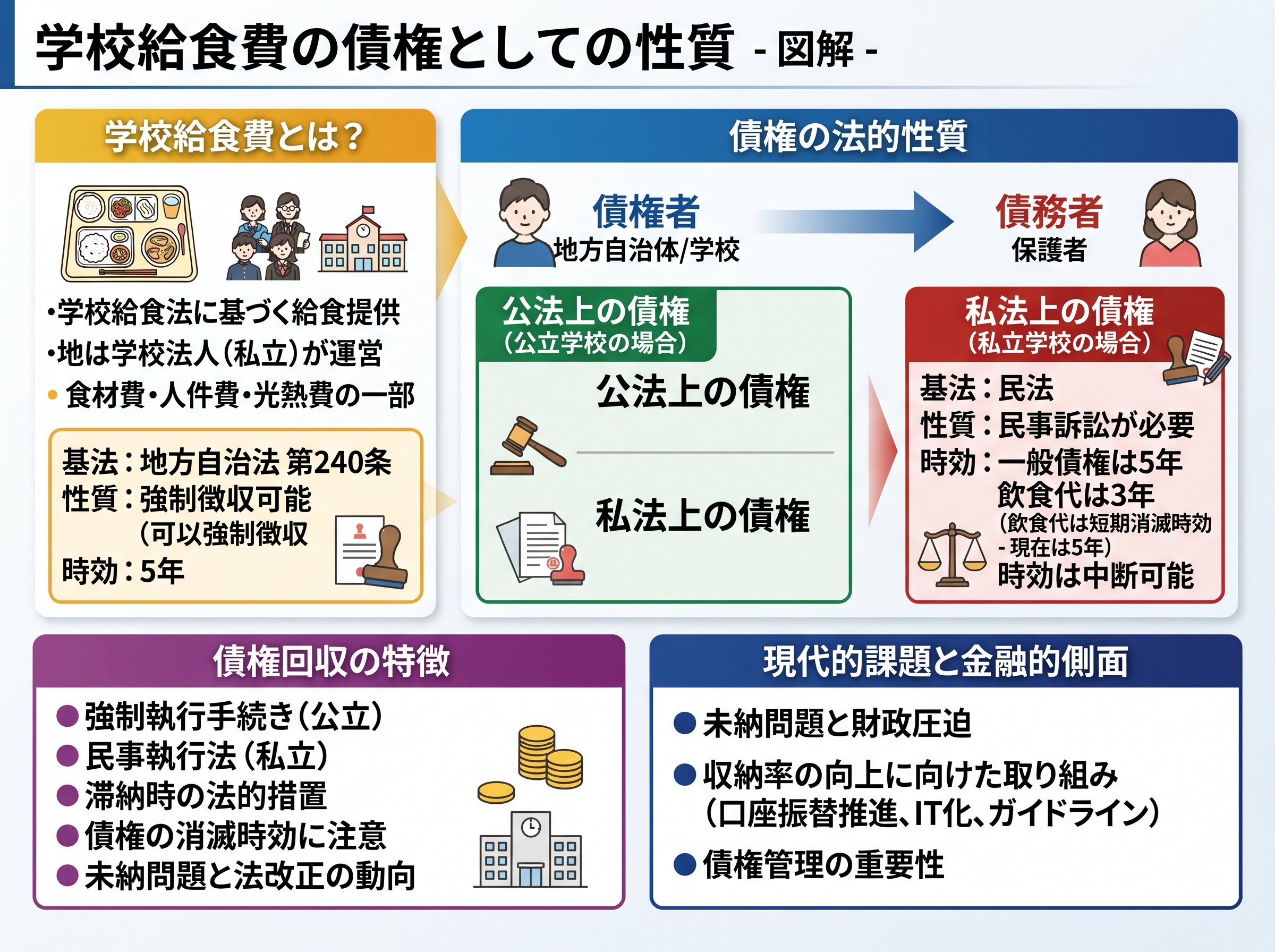 学校給食費の債権としての性質