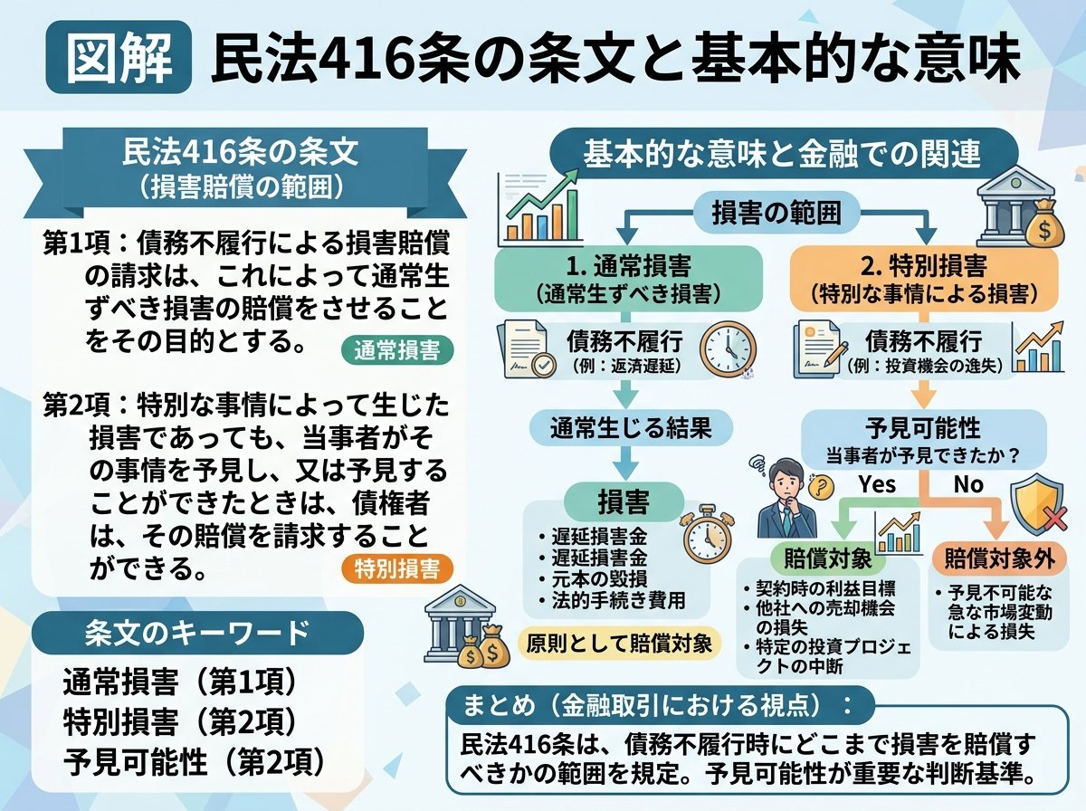 民法416条の条文と基本的な意味