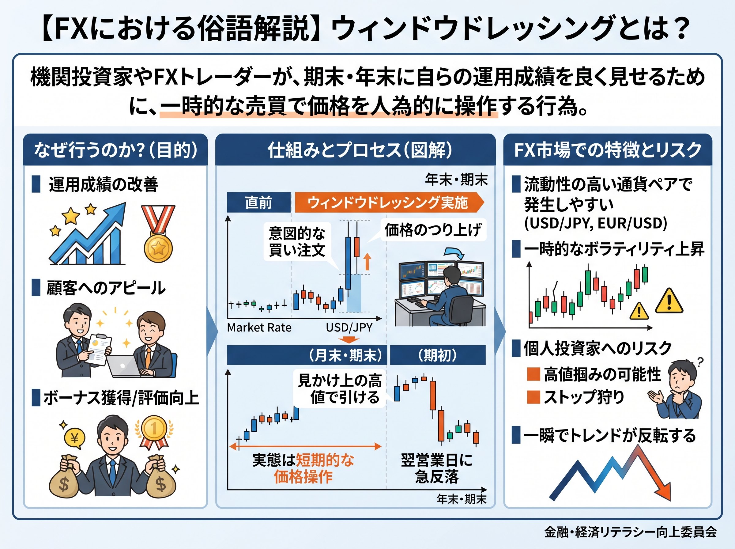 ウィンドウドレッシングFXにおける俗語としての定義